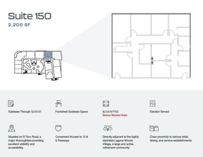 24361 El Toro Rd, Laguna Woods, CA for lease Floor Plan- Image 1 of 1