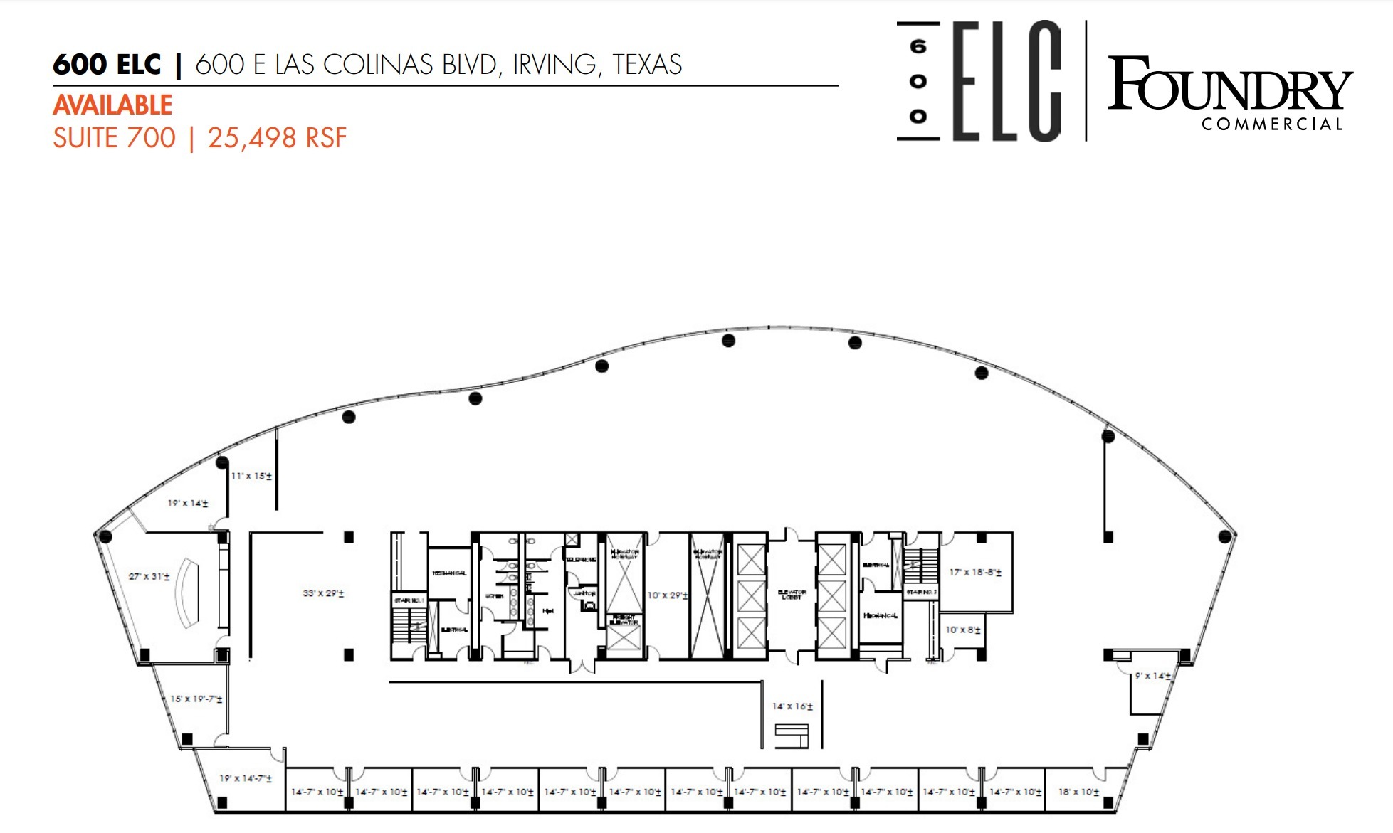 600 E Las Colinas Blvd, Irving, TX for lease Floor Plan- Image 1 of 1