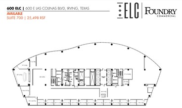 600 E Las Colinas Blvd, Irving, TX for lease Floor Plan- Image 1 of 1