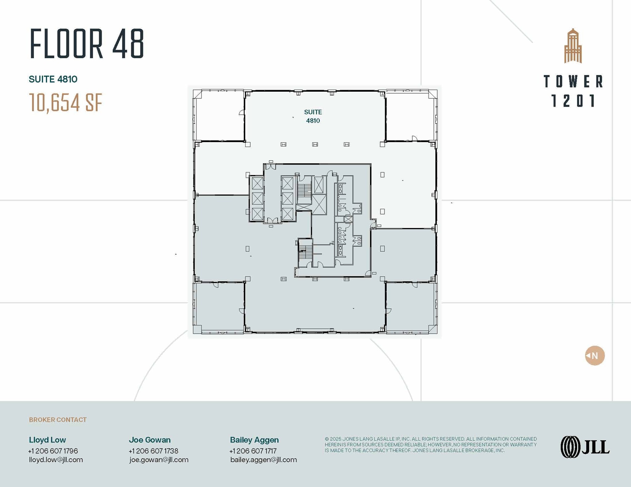 1201 3rd Ave, Seattle, WA for lease Floor Plan- Image 1 of 1