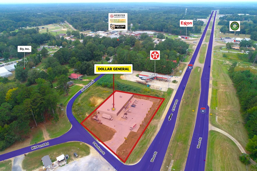 333 Madison St, Mathiston, MS 39752 Dollar General