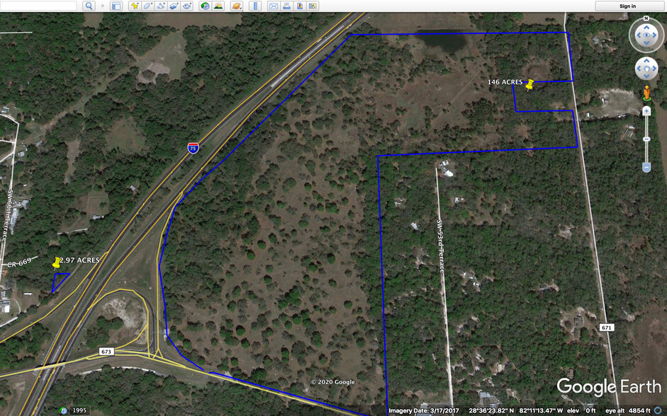 146 Acres I-75 Interchange Land, Bushnell, FL for sale - Building Photo - Image 3 of 23