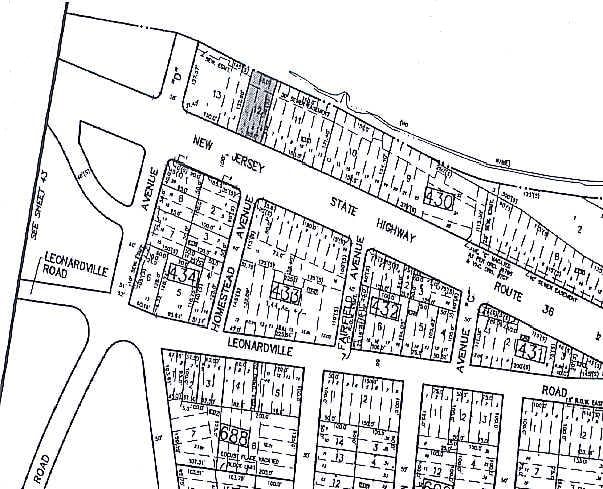 965-969 State Route 36, Atlantic Highlands, NJ for sale - Plat Map - Image 1 of 1