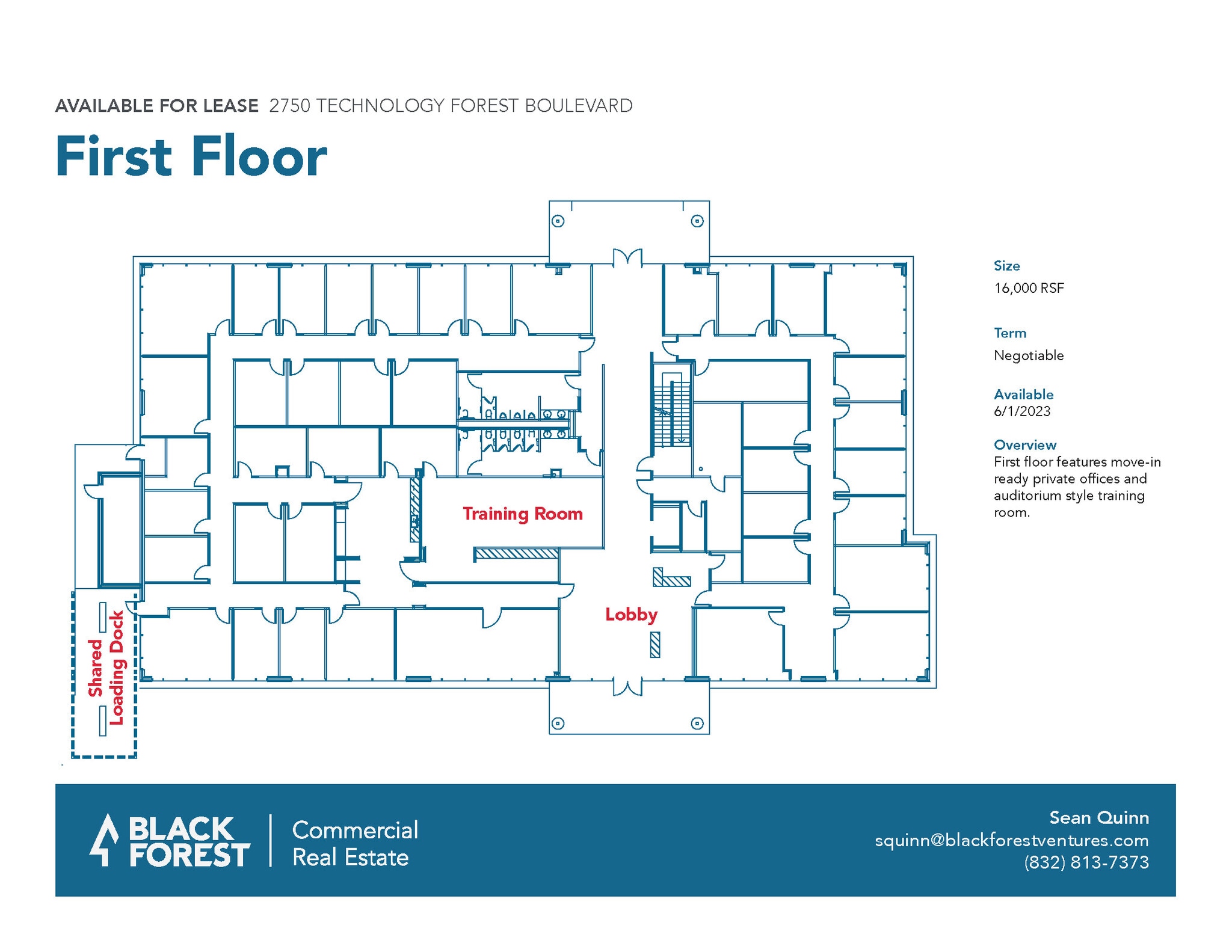 2750 Technology Forest Blvd, The Woodlands, TX for lease Floor Plan- Image 1 of 4