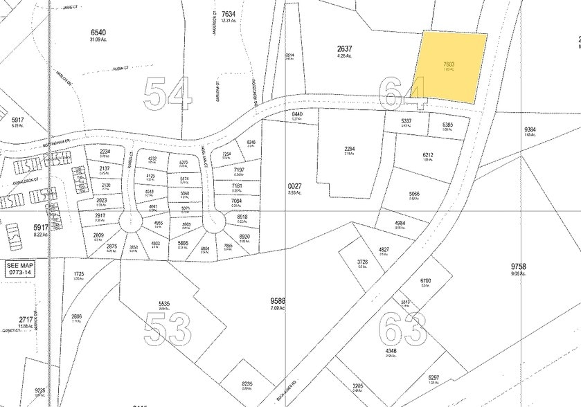 200-280 Nottingham Dr, Cary, NC for lease - Plat Map - Image 3 of 17