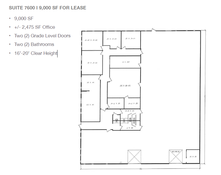 2501-2519 Gravel Dr, Fort Worth, TX for lease Floor Plan- Image 1 of 1