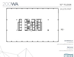 200 W Adams St, Chicago, IL for lease Floor Plan- Image 1 of 1