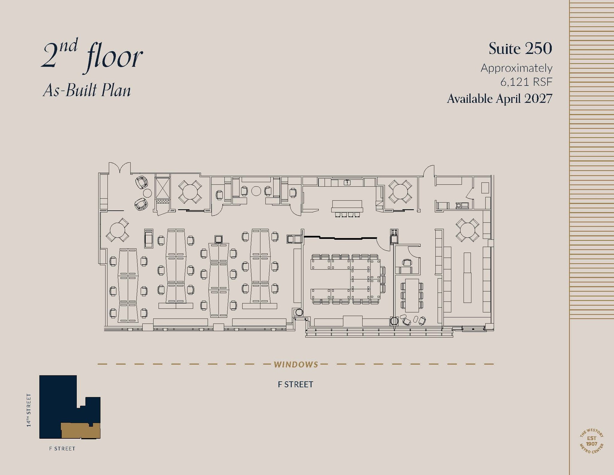 607 14th St NW, Washington, DC for lease Floor Plan- Image 1 of 4