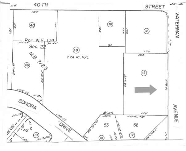 161-295 E 40th St, San Bernardino, CA for lease - Plat Map - Image 2 of 10