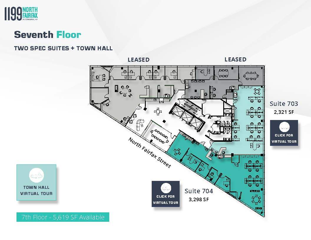 1199 N Fairfax St, Alexandria, VA for lease Floor Plan- Image 1 of 1