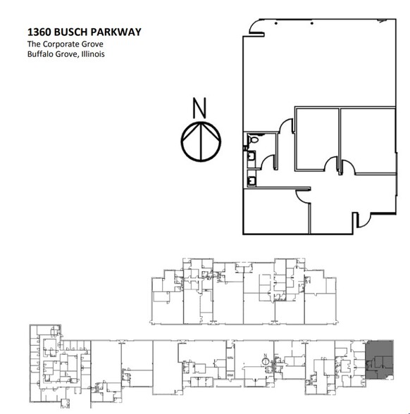 1300-1398 Busch Pky, Buffalo Grove, IL for lease - Floor Plan - Image 3 of 6