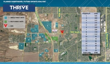 5481 W 7800 S, West Jordan, UT - AERIAL  map view