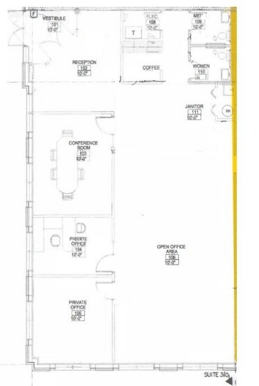 1752 Capital St, Elgin, IL for lease Floor Plan- Image 1 of 6