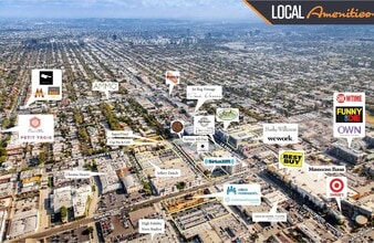 900 N La Brea Ave, West Hollywood, CA for lease Aerial- Image 2 of 10