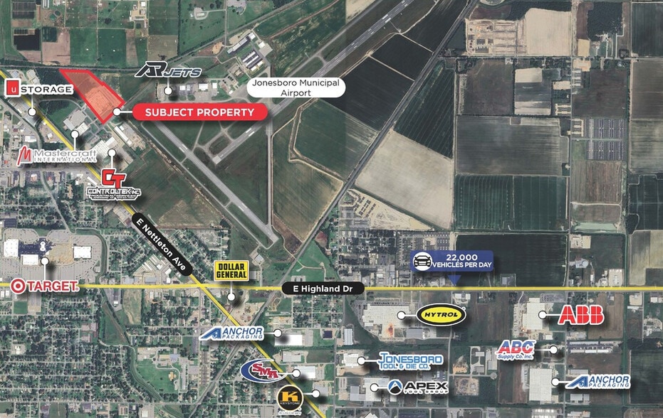 3700 Airport Rd, Jonesboro, AR for sale - Aerial - Image 3 of 4