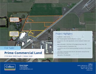 More details for 2134 3000 S, Heber City, UT - Land for Sale