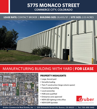 More details for 5775 Monaco St, Commerce City, CO - Industrial for Lease