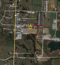 14566 Industrial Park, Aubrey, TX - aerial  map view