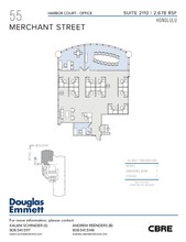 55 Merchant St, Honolulu, HI for lease Floor Plan- Image 1 of 1