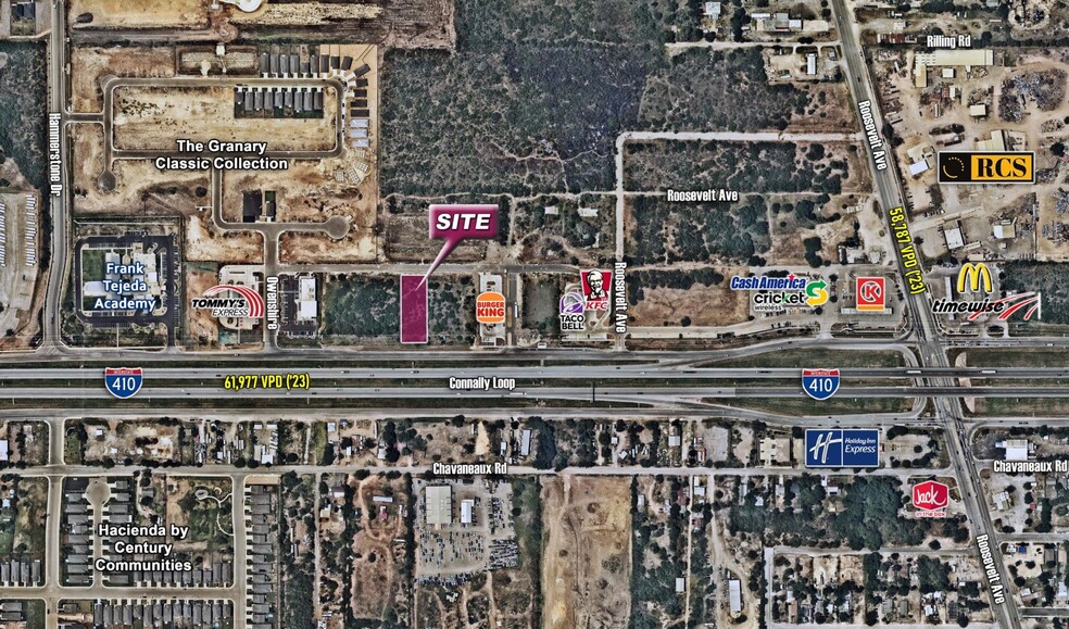 NWQ Loop 410 & Roosevelt Ave, San Antonio, TX for sale - Aerial - Image 2 of 4