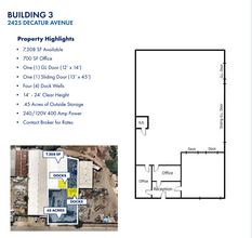 2425 Decatur Ave, Fort Worth, TX for lease Floor Plan- Image 1 of 1