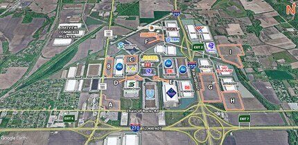 Gateway Commerce Center Dr E, Edwardsville, IL - Aerial  map view - Image1