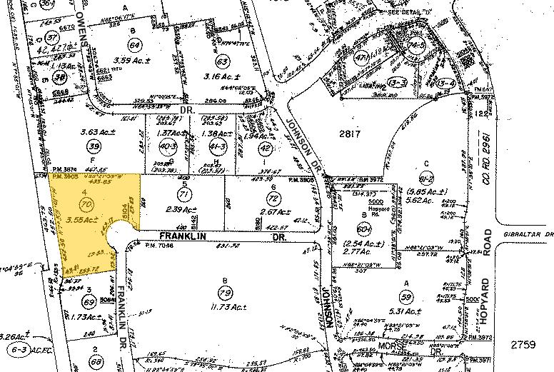 5100 Franklin Dr, Pleasanton, CA for lease - Plat Map - Image 2 of 5