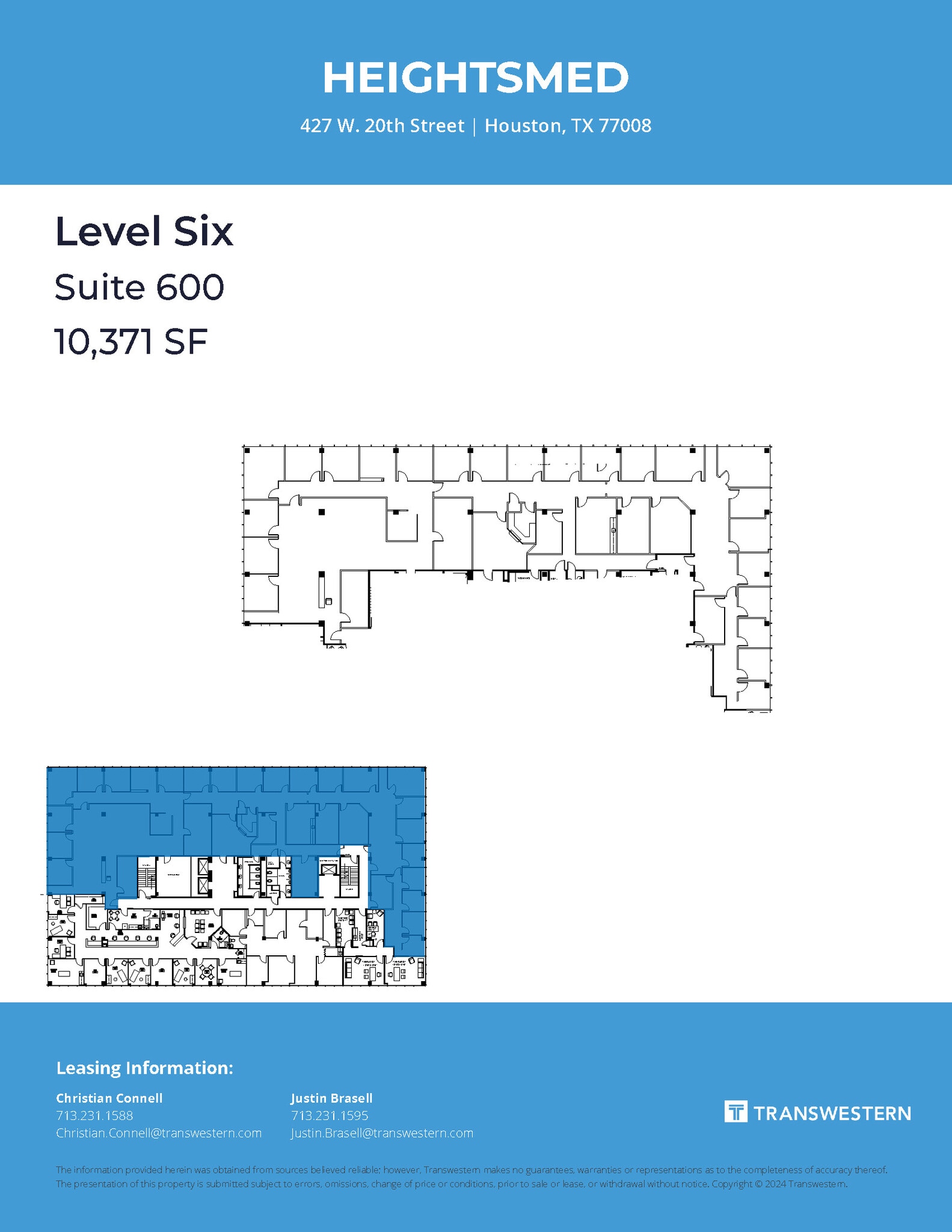 427 W 20th St, Houston, TX for lease Floor Plan- Image 1 of 1