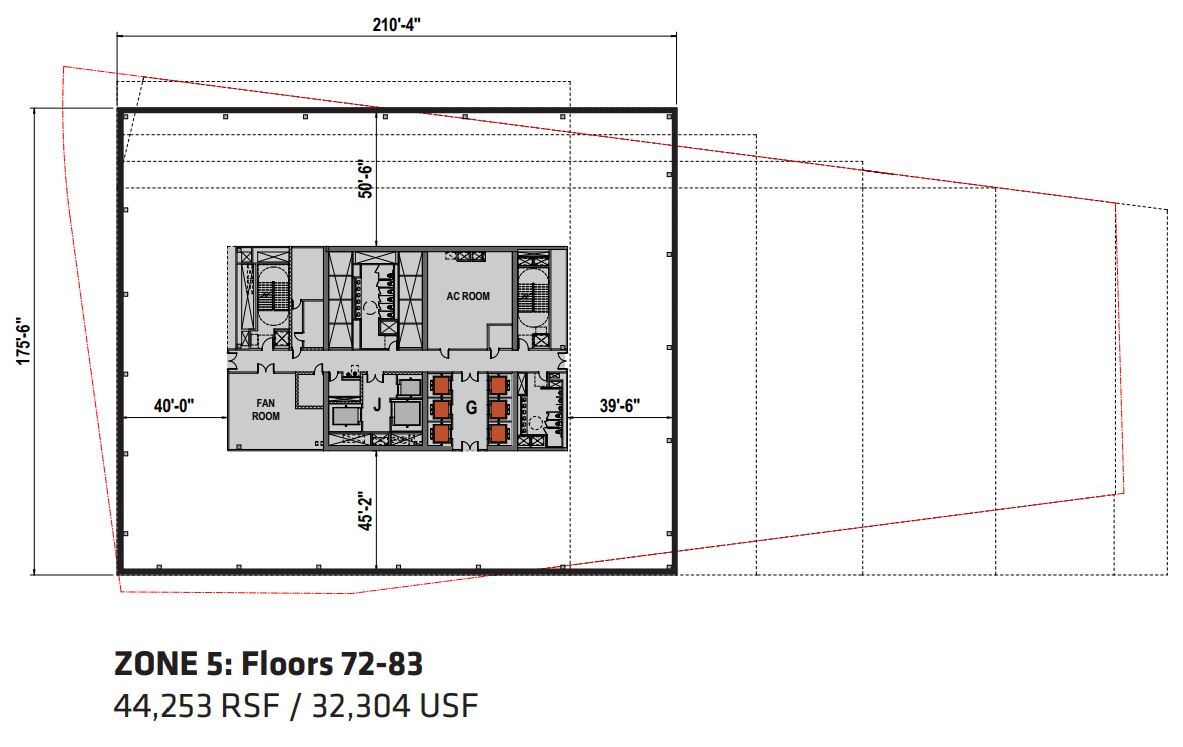 2 World Trade Center, New York, NY for lease Floor Plan- Image 1 of 1