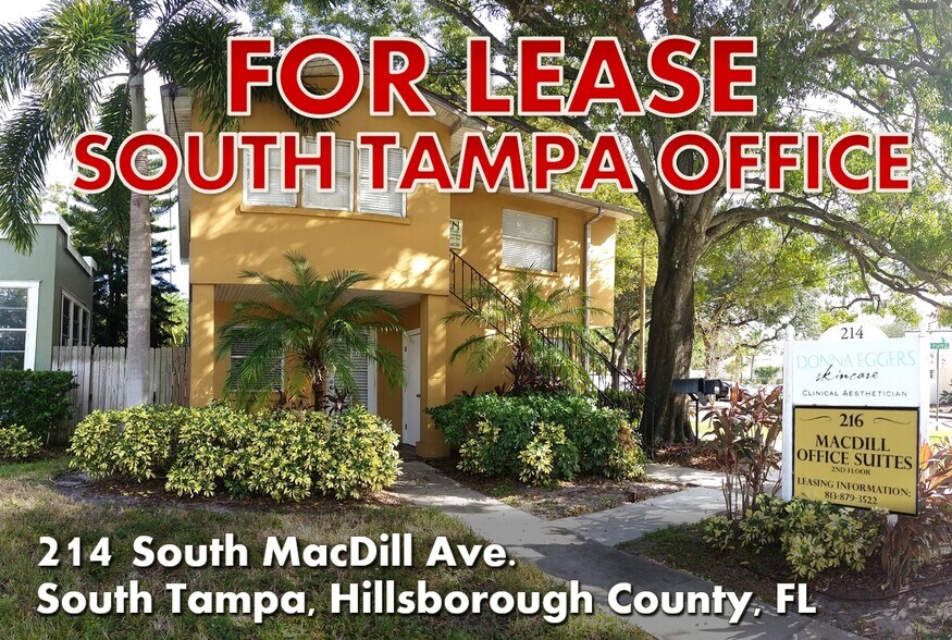 214 S Macdill Ave, Tampa, FL 33609 Office For Sale