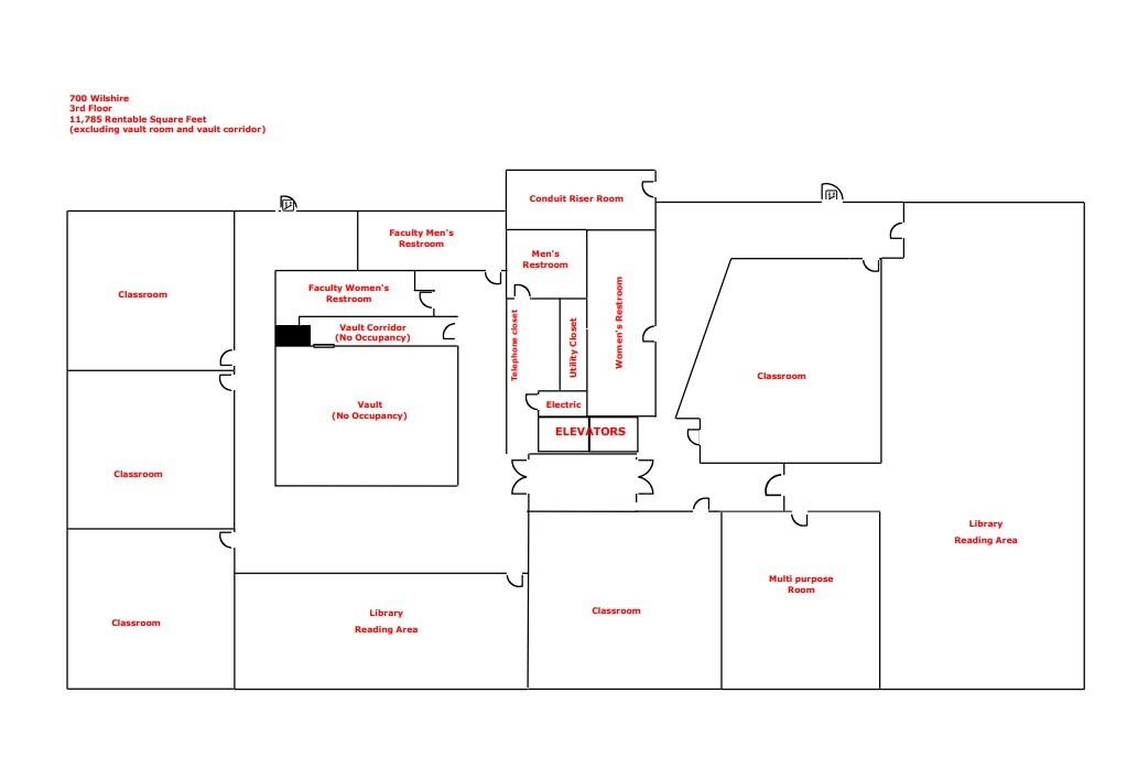 700 Wilshire Blvd, Los Angeles, CA for lease Floor Plan- Image 1 of 1