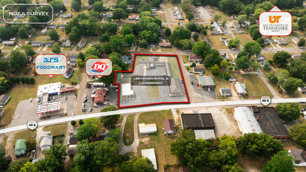 551 Elm St, Martin, TN for sale - Aerial - Image 1 of 4