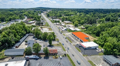 711-719 N Madison Blvd, Roxboro, NC - AERIAL  map view - Image1