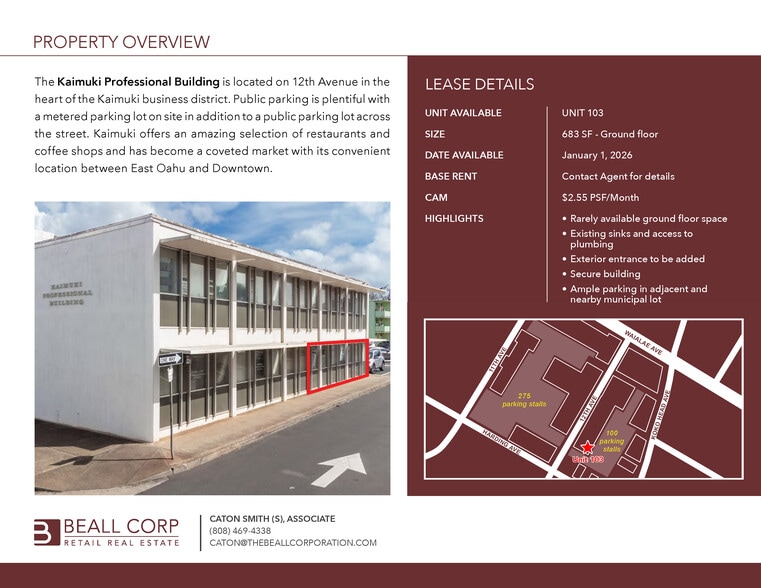 1109 12th Ave, Honolulu, HI for lease - Building Photo - Image 2 of 5