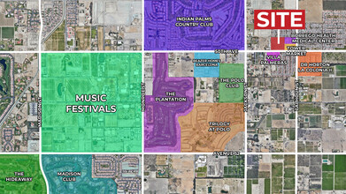 NWC Avenue 50 & Calhoun, Coachella, CA - AERIAL  map view