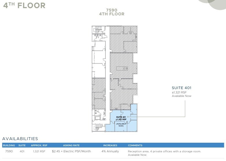 7590 Fay Ave, La Jolla, CA for lease Floor Plan- Image 1 of 1