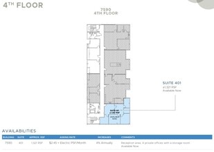 7590 Fay Ave, La Jolla, CA for lease Floor Plan- Image 1 of 1