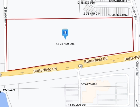 S Raddant Rd, Aurora, IL for sale - Plat Map - Image 1 of 2