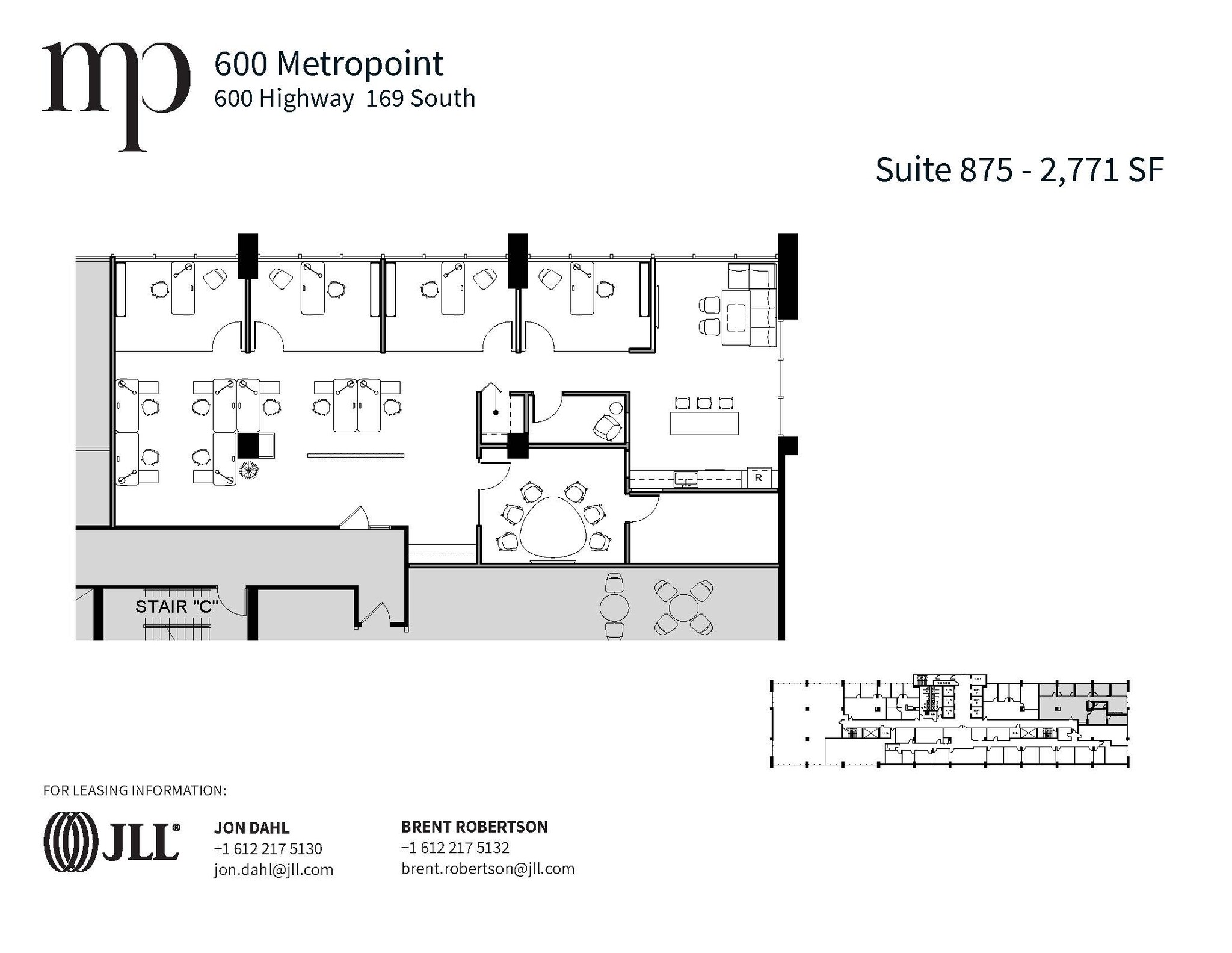 600 Highway 169 S, Saint Louis Park, MN for lease Floor Plan- Image 1 of 1