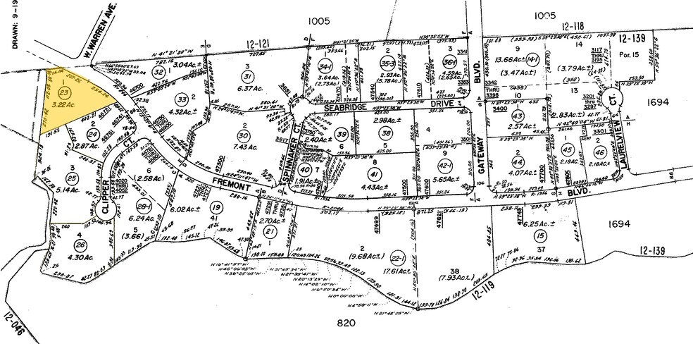 46721-46736 Fremont Blvd, Fremont, CA for lease - Plat Map - Image 2 of 5