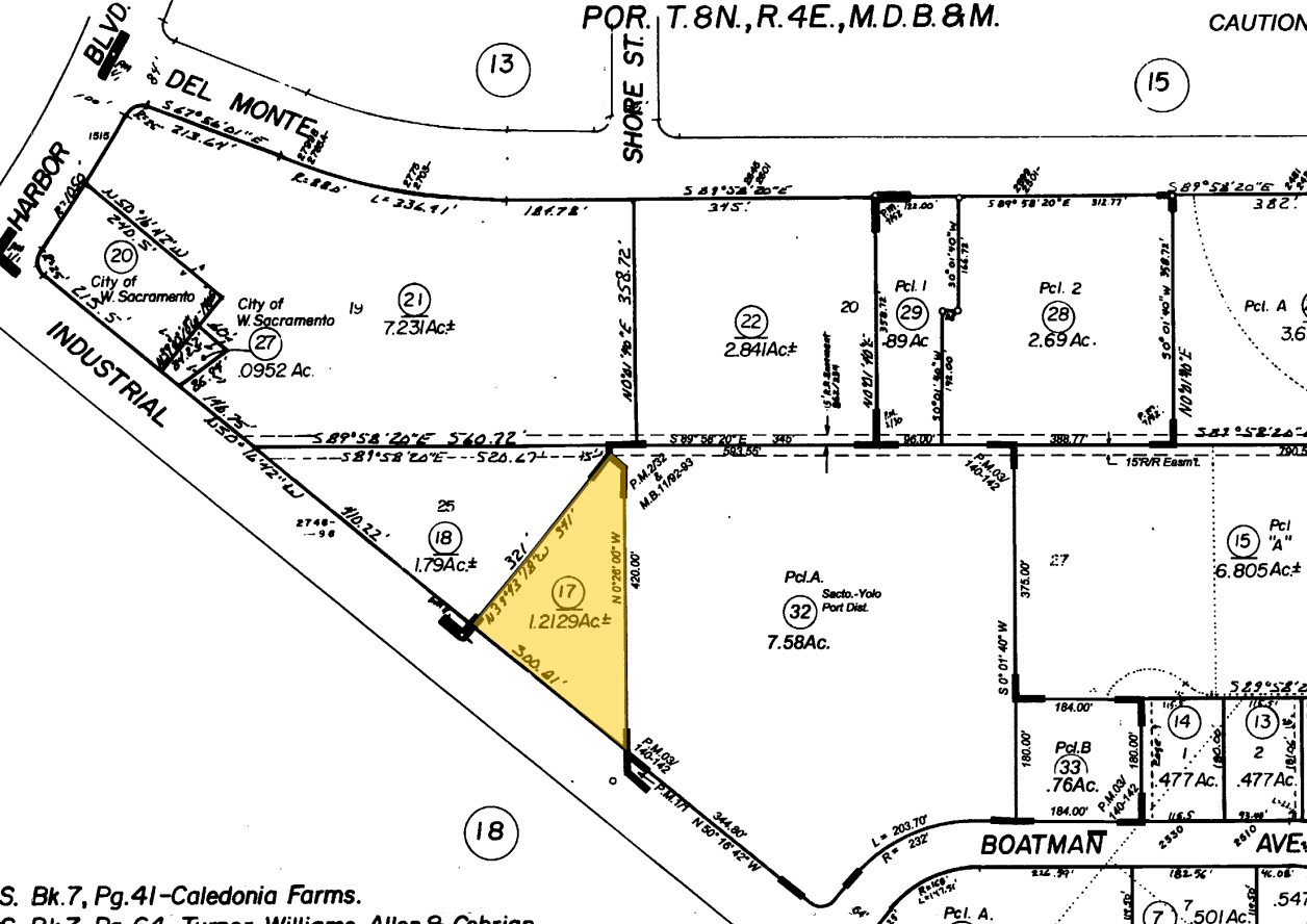 2700 Industrial Blvd, West Sacramento, CA for sale Plat Map- Image 1 of 1