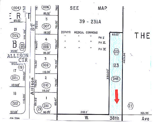 7805 W 38th Ave, Wheat Ridge, CO for lease - Plat Map - Image 3 of 21