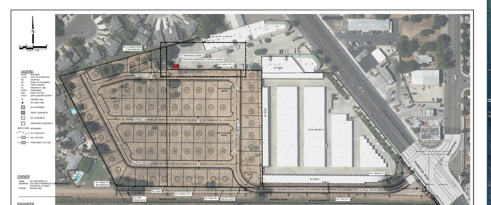 8601 Thornton Rd, Stockton, CA for sale - Site Plan - Image 1 of 8
