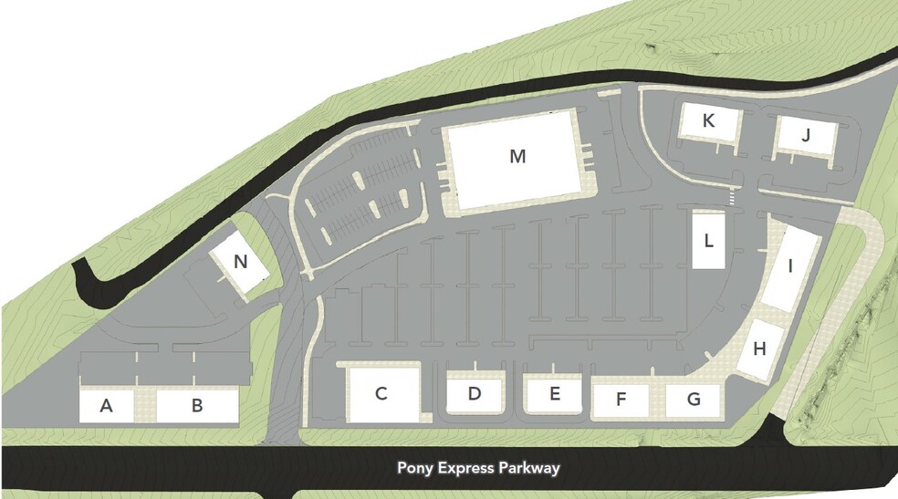 1300 W Pony Express Pky, Saratoga Springs, UT for lease - Site Plan - Image 1 of 2