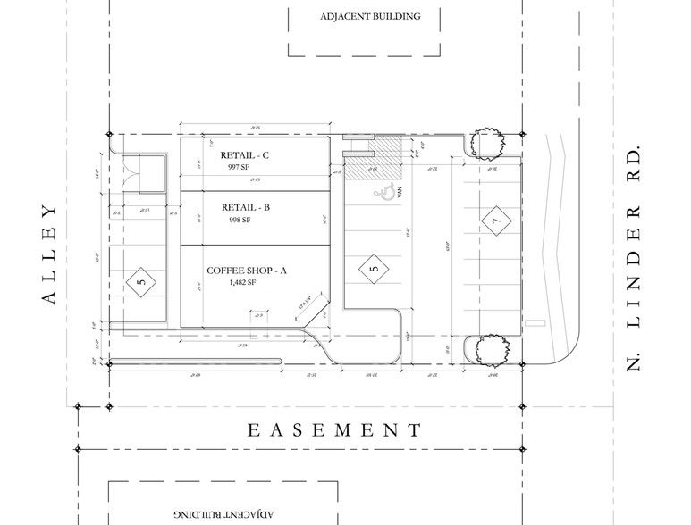 1575-1579 N Linder Rd, Kuna, ID for sale - Plat Map - Image 1 of 1