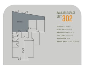 3002 Dow Ave, Tustin, CA for lease Floor Plan- Image 1 of 1