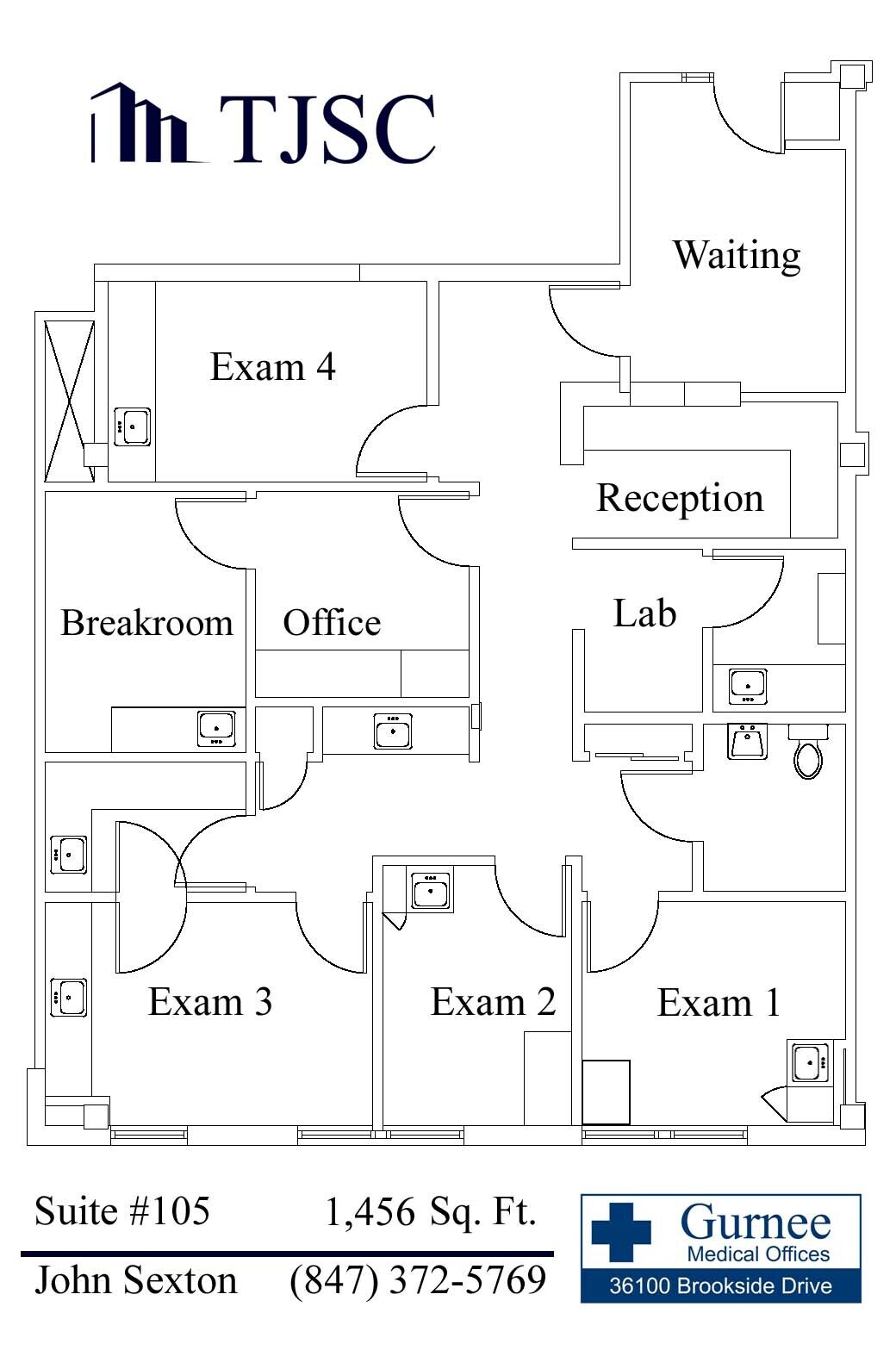 36100 N Brookside Dr, Gurnee, IL for lease Floor Plan- Image 1 of 1