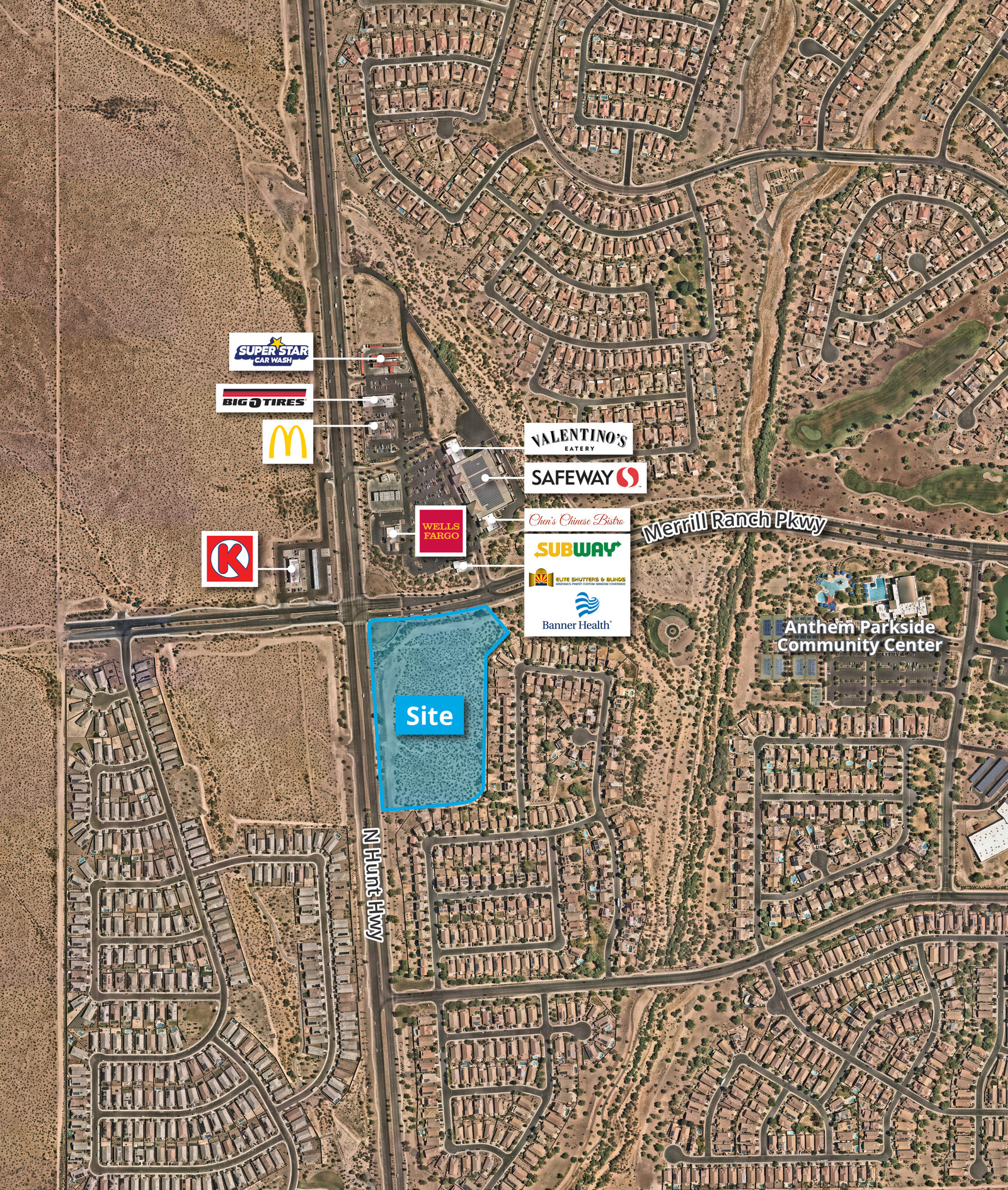 SEC Hunt Hwy & Merrill Ranch Parkway, Florence, AZ for sale Building Photo- Image 1 of 7