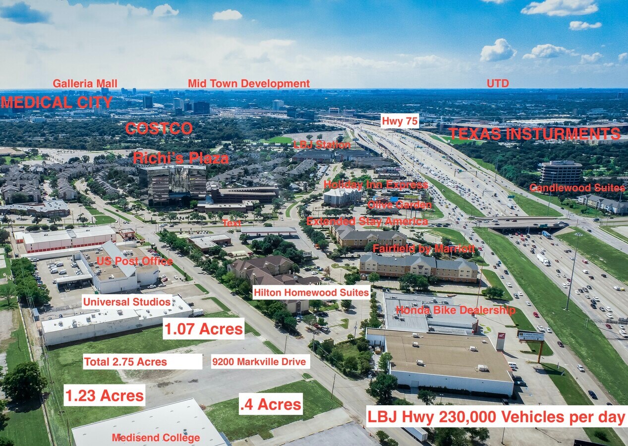 9240 Markville Dr, Dallas, TX 75243 DALLAS MSAMixed USE ZONING