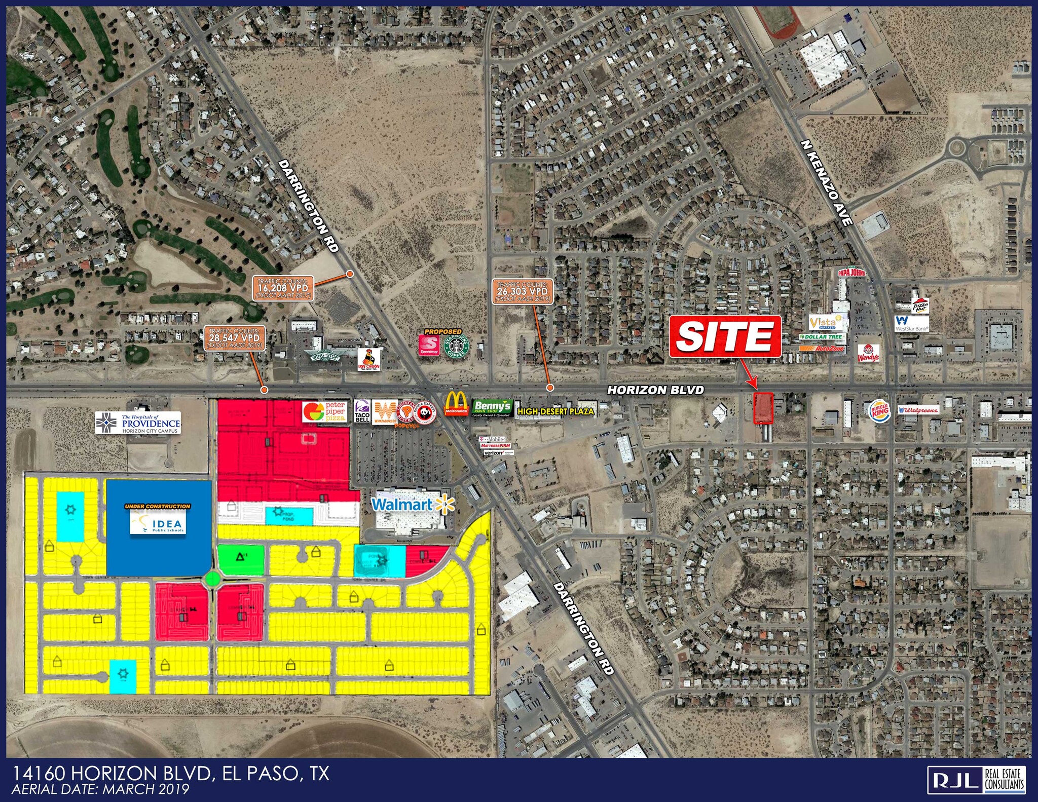 14160 Horizon Blvd, El Paso, TX 79928 - Pad Site on Horizon Boulevard ...